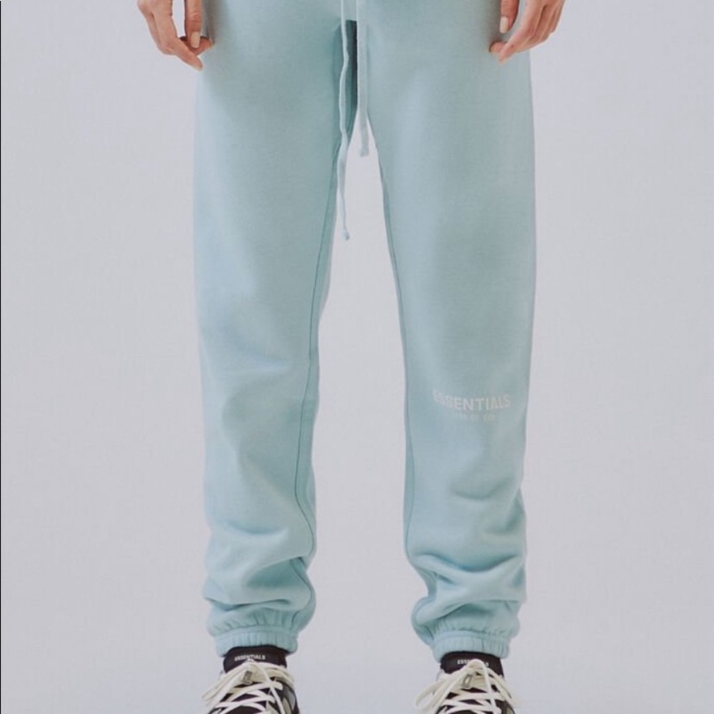 Fear of god essentials jogger pants blue XS